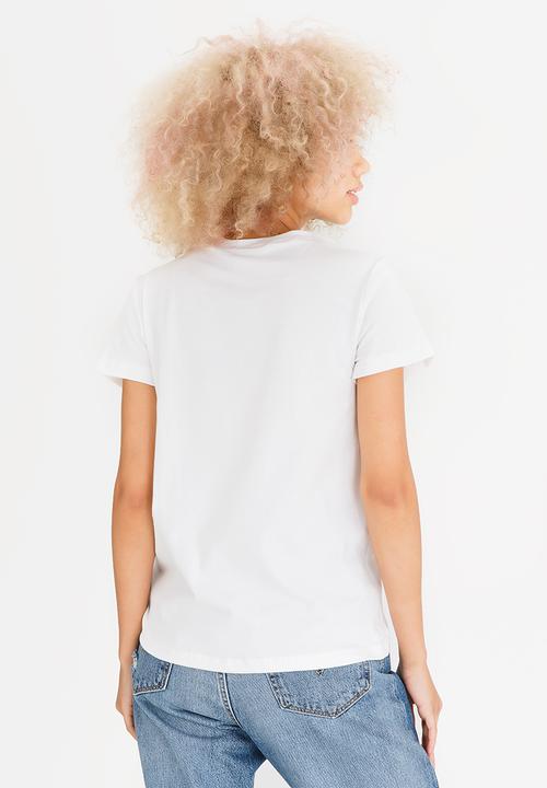 c(inch) - Drawcord T-shirt White