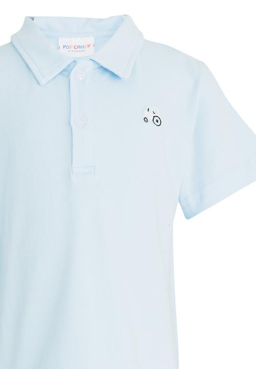 Pop Candy - Polo Tee Blue