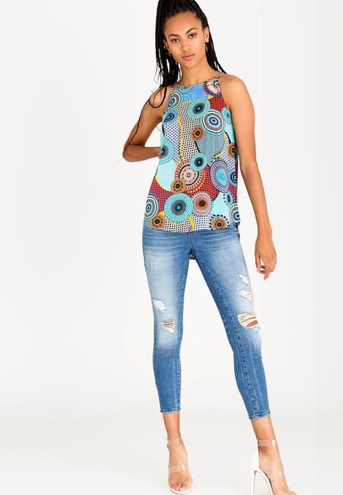 Revenge - Kaleidoscope Cami Mid Blue