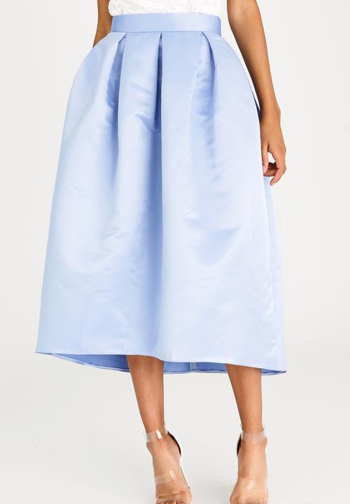 Closet London - Debutante Skirt Pale Blue