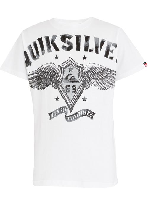 Quiksilver - Doctor Fish  Boys Tee White