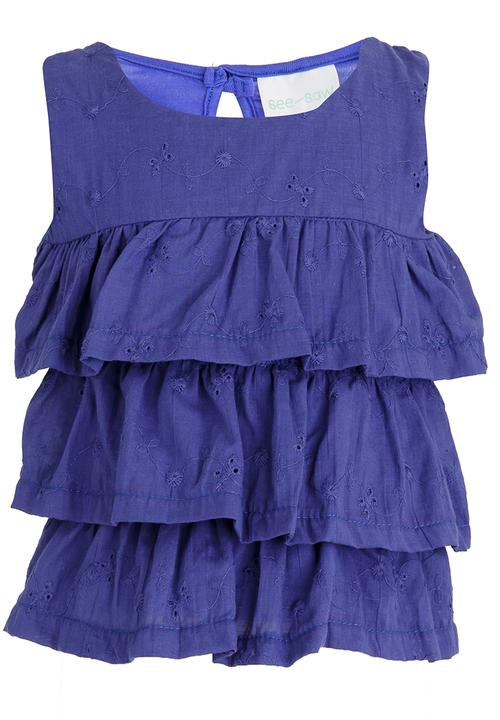 See-Saw - Anglasie Frill top Navy