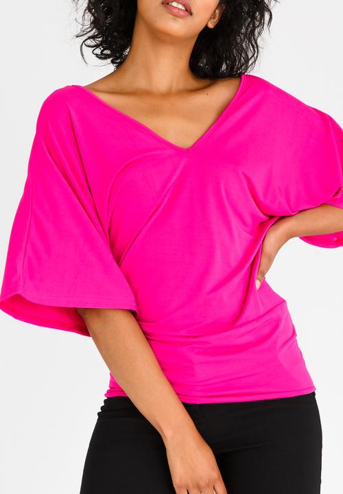 edit - Kimono Top Magenta