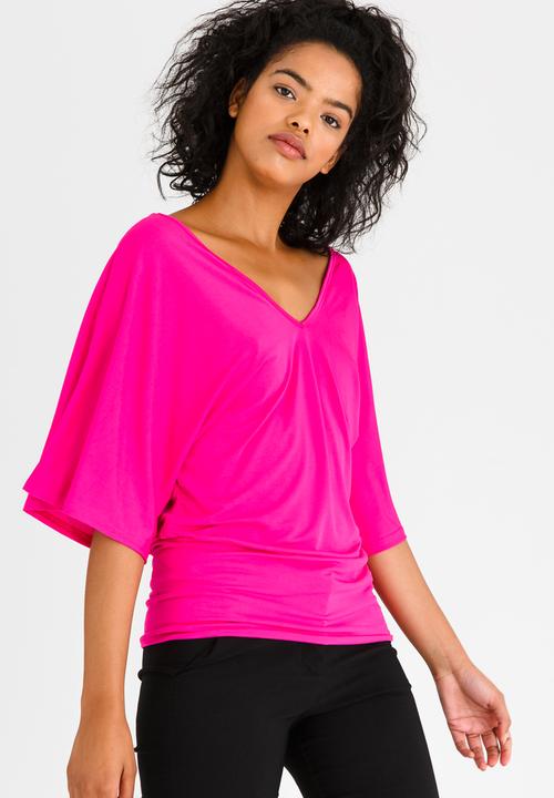 edit - Kimono Top Magenta