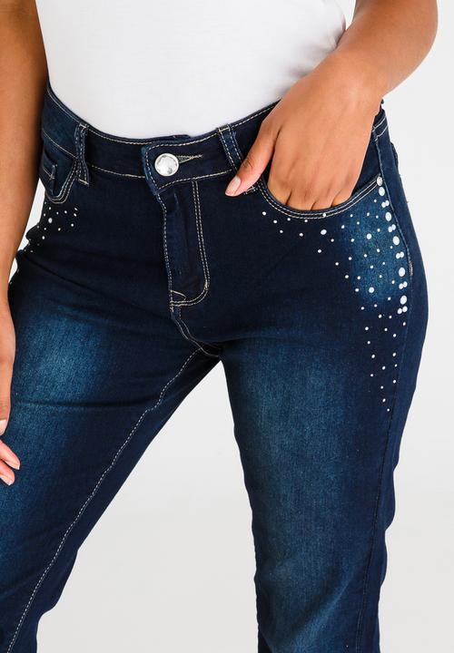 cath.nic - Pearl Design Jeans Blue