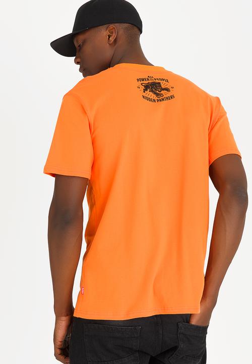 Butan - Hidden Panthers Cotton T-shirt Orange