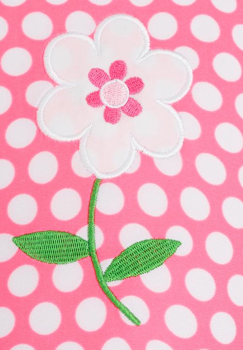 Pop Candy - Dotty Swimsuit Pale Pink