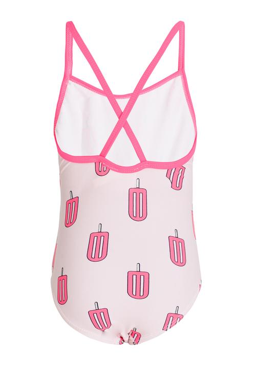 Pop Candy - Printed One Piece Swimsuit Mid Pink