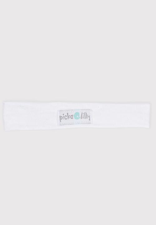 Pickalilly - Girls Tied Headband White