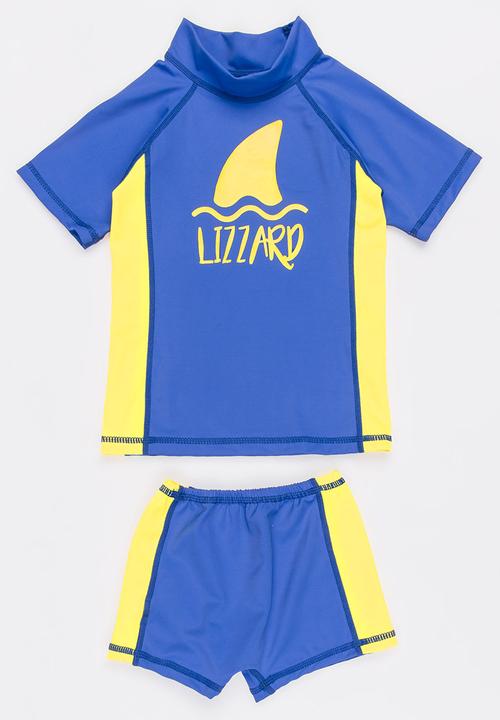 Lizzard - Genaro Rash Vest Set Blue