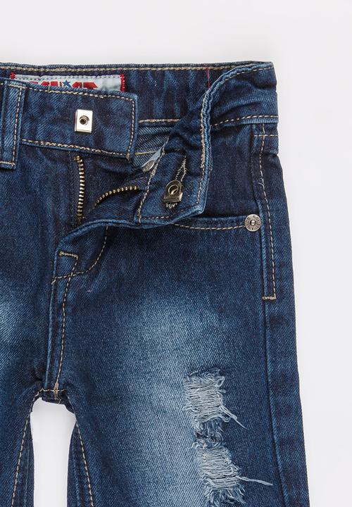 SOVIET - B Pescara Denim Shorts Blue
