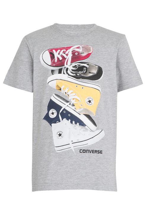 Converse - Chucks Stacked Tee Grey