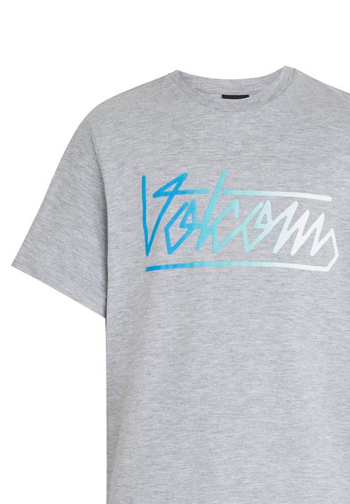 Volcom - Flow Script  Tee Grey