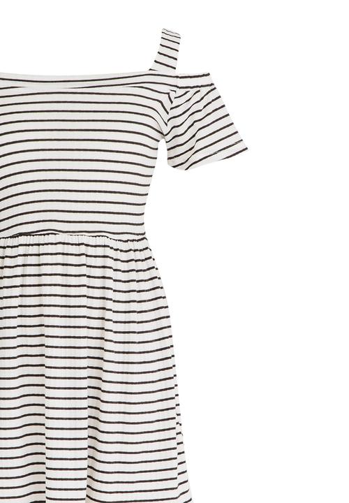 Rebel Republic - Cold Shoulder Jersey Dress Multi-colour