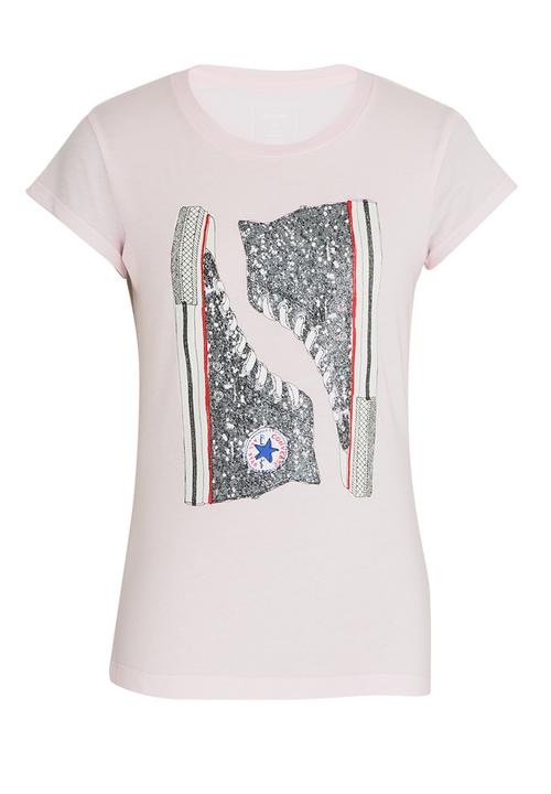 Converse - Glitter Chucks Tee Mid Pink
