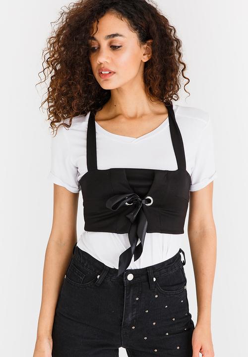 STYLE REPUBLIC - Corset Cami Black