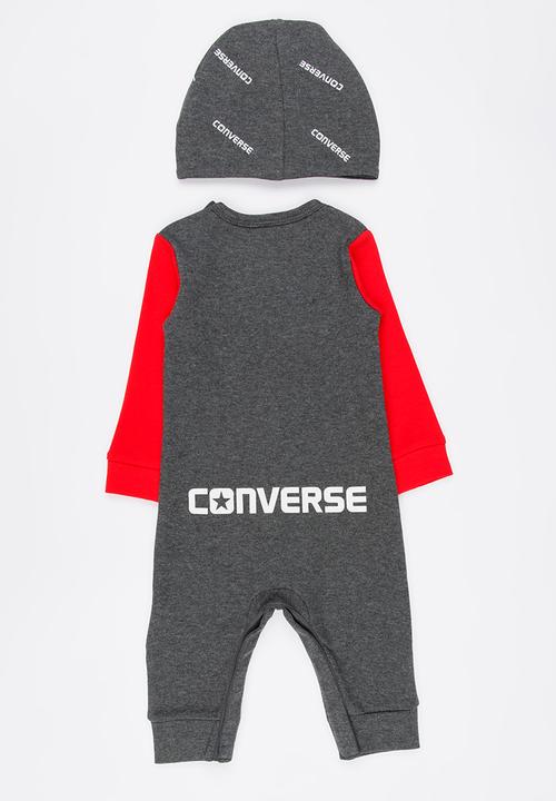Converse - Grippy Coverall and Hat Set Grey
