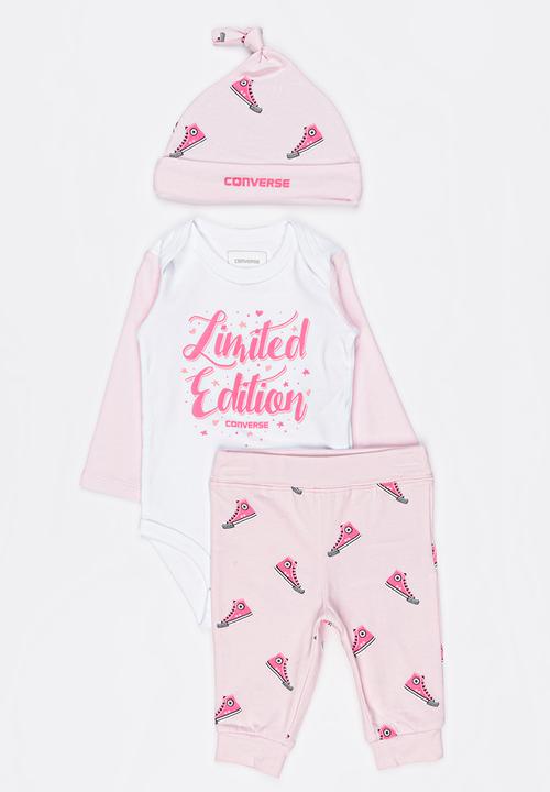 Converse - Converse 3-Piece Gift Set Pale Pink