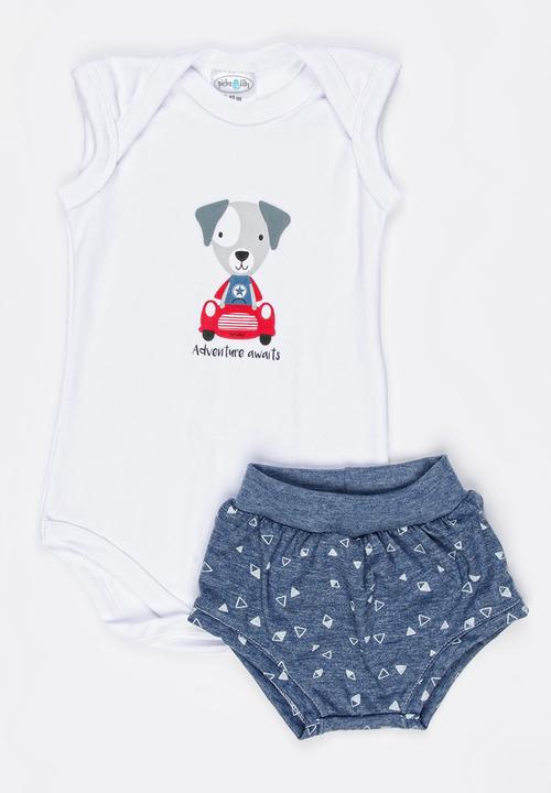 Pickalilly - Racing Puppy Summer Set Blue
