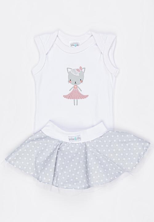 Pickalilly - Kitten Little Miss Set Grey