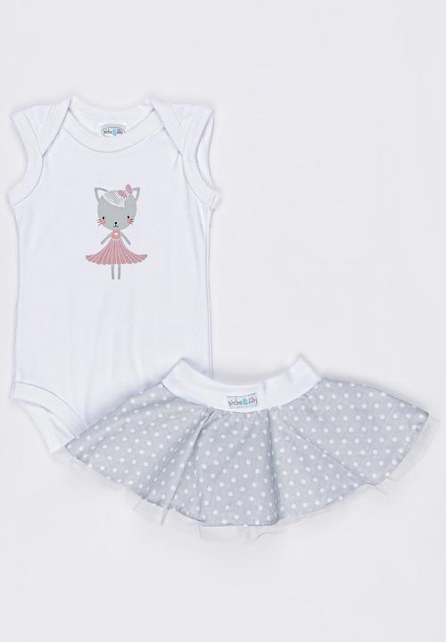 Pickalilly - Kitten Little Miss Set Grey