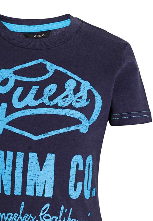 GUESS - S/S Denim CO. Tee Navy