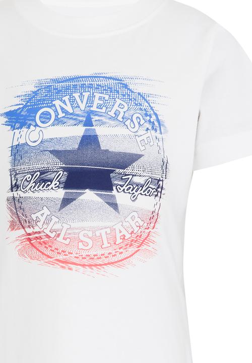 Converse - Glitch Chuck Patch Tee White