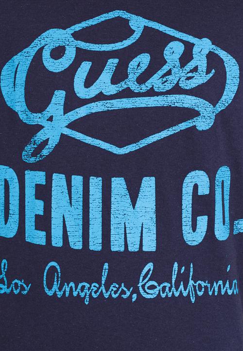 GUESS - S/S Denim Co. Tee Blue