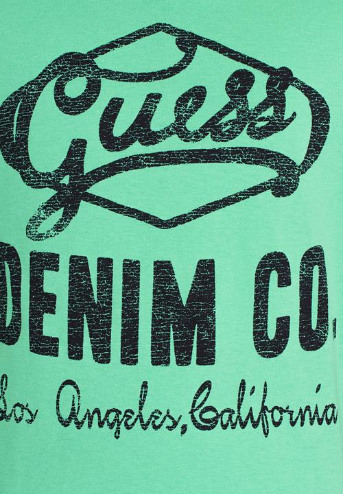 GUESS - S/S Denim CO. Tee Green