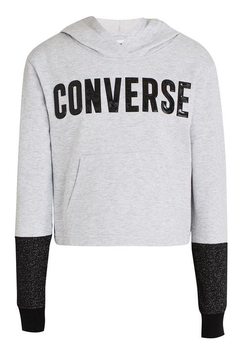 Converse - Lurex Fleece Pullover Pale Grey