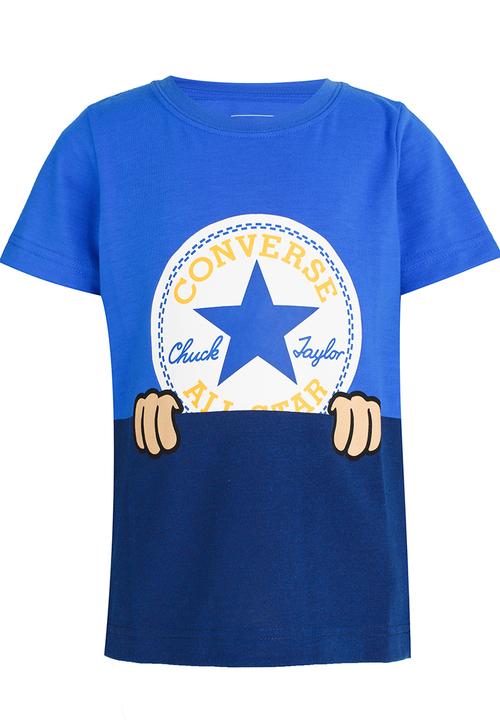 Converse - Peeping Patch Chuck Tee Blue