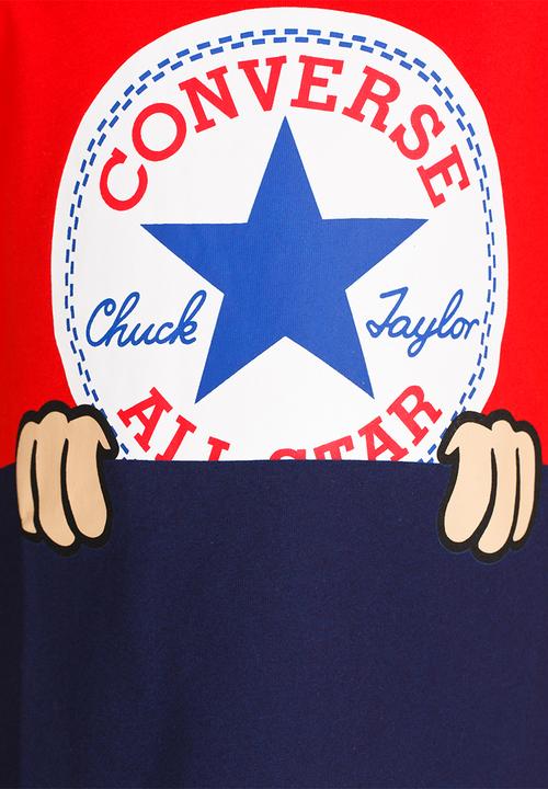 Converse - Peeping Patch Chuck Tee Red