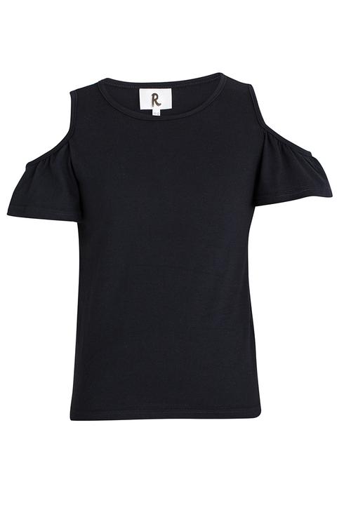 Rebel Republic - Cold Shoulder Top Navy