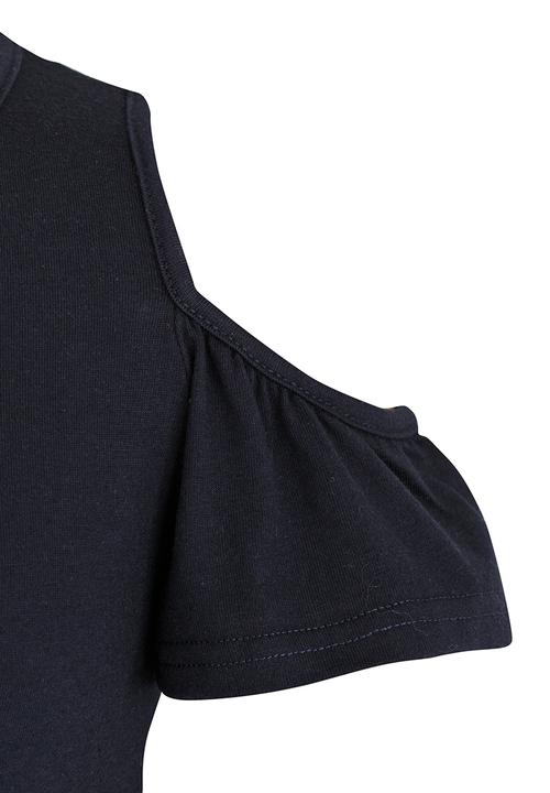 Rebel Republic - Cold Shoulder Top Navy