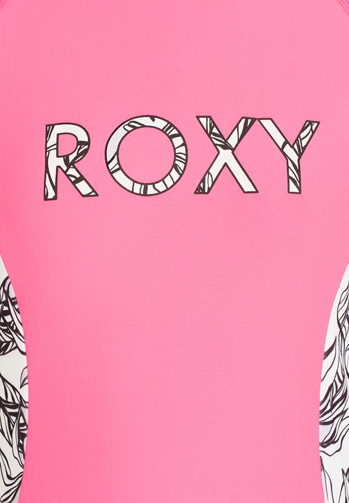 Roxy - Java Life s/s Rashie Mid Pink