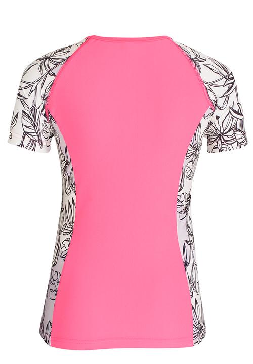 Roxy - Java Life s/s Rashie Mid Pink
