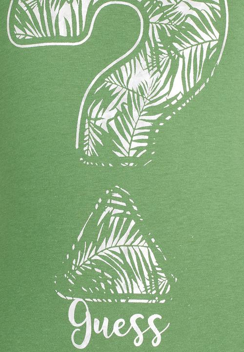 GUESS - S/S Question Tee Green
