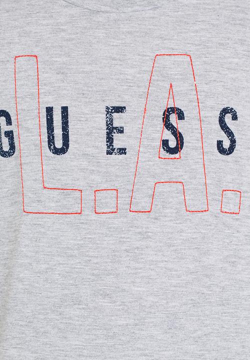 GUESS - S/S Guess LA Tee Grey