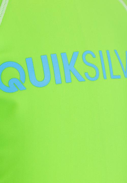 Quiksilver - Natural Protection Toddlers Rashie Green