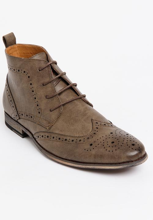 Madison® - Chad Lace Up Boots Grey