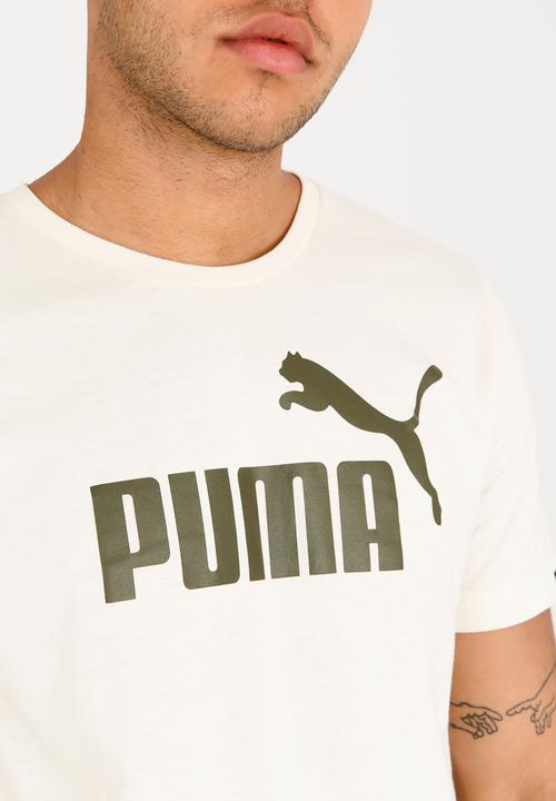 PUMA - Essential No.1 Heather Tee Off White