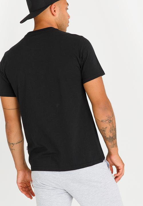 Converse - Neon Wordmark Stacked Tee Black
