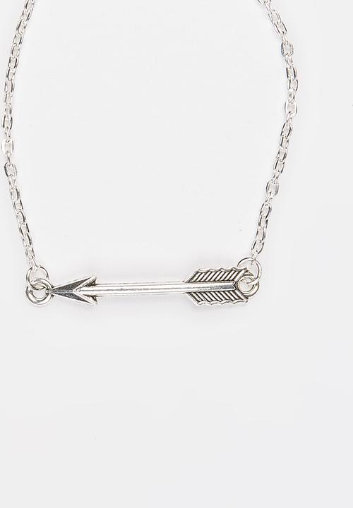 Jewels and Lace - Silver Arrow Bracelet  Silver