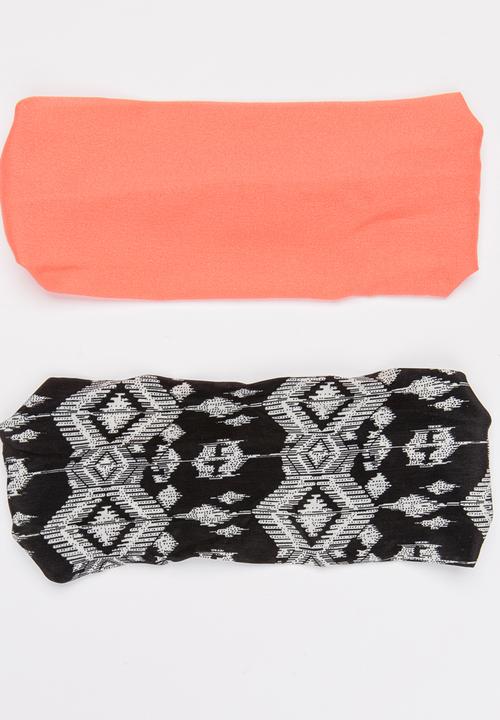 Jewels and Lace - Headband Twin Pack Multi-colour