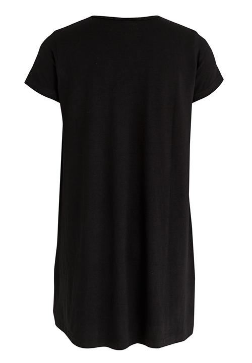 Rebel Republic - Criss Cross Front A-line Dress Black