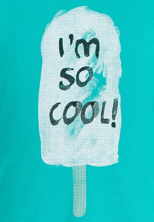 Name It - Printed T-shirt Green