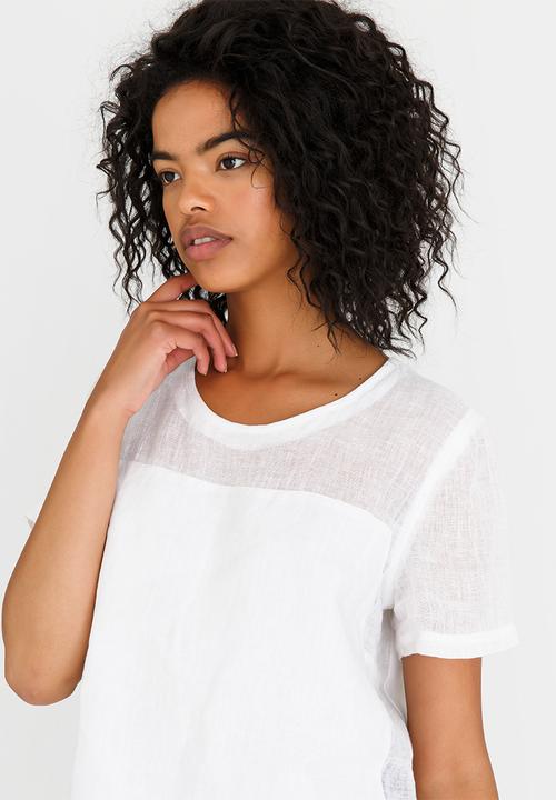 AMANDA LAIRD CHERRY - Sindisiwe Top White