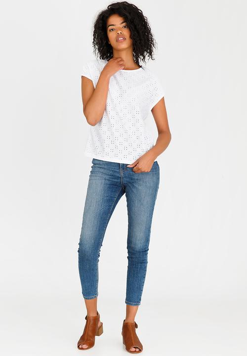 edit - Lace Tee White