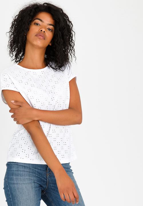 edit - Lace Tee White