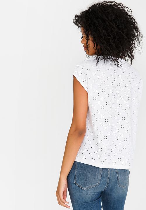 edit - Lace Tee White
